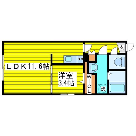 環状通東駅 徒歩5分 4階の物件間取画像